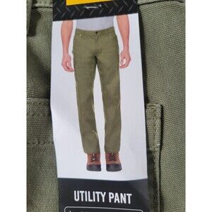 CAT Men's Utility Pants Flex Waistband Multi-Pockets Size 32x30 Green NWT